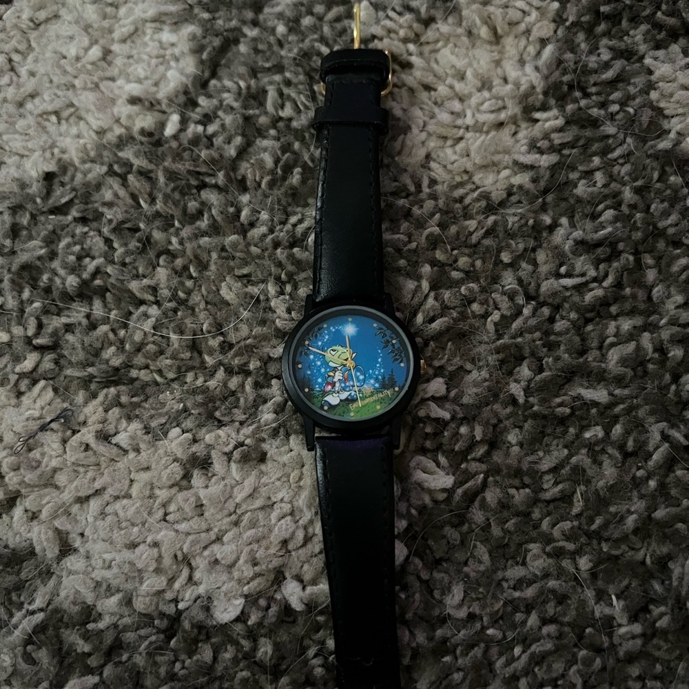 Jiminy Cricket Rare Watch with Blue Dial